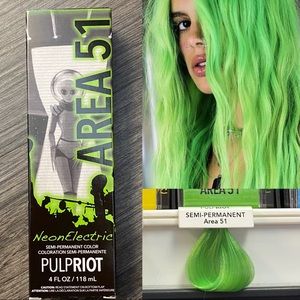 Pulp riot Area 51 neon green Haircolor 2 boxes